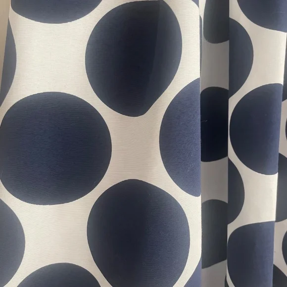 Eliza J Pleated long skirt in Navy Dot Size 4 - Picture 8 of 10